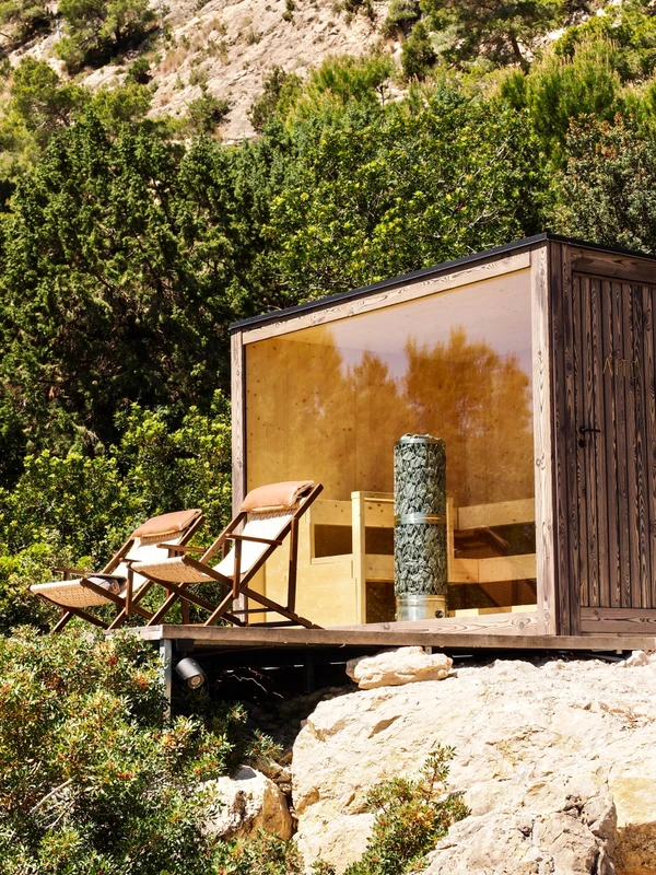 AITO Saunojen hiilletty verhous