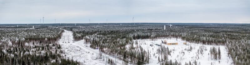 Hiil - Charred cladding - Hiilletty seinäverhoilu - Pahkakoski - ilmakuva
